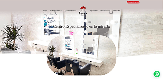 Inauguramos la Web Frida Lashes & Brows Málaga