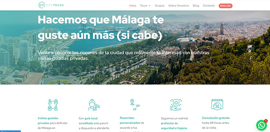 Web CM City Tours Málaga