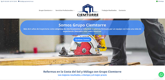Diseño Web Grupo CiemTorre